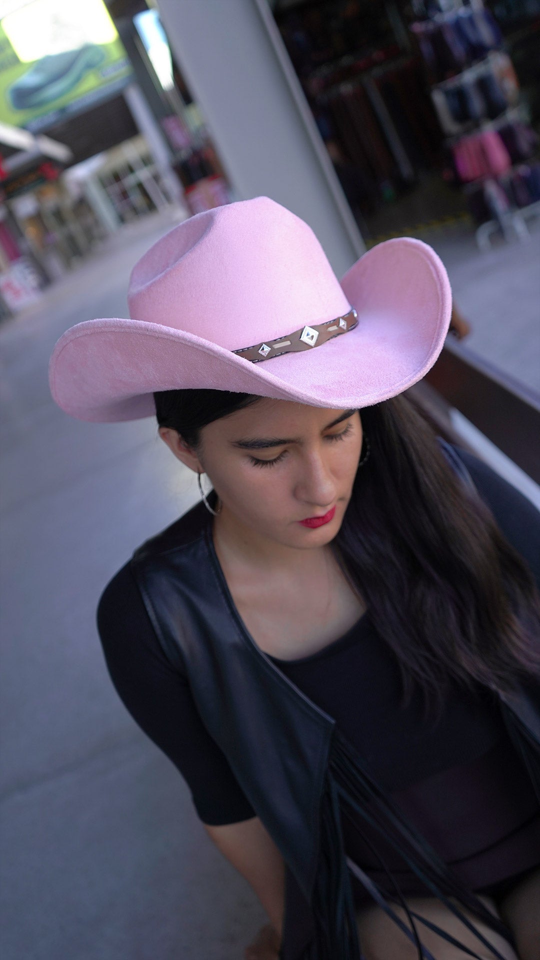SOMBRERO VERSALLES ROSA