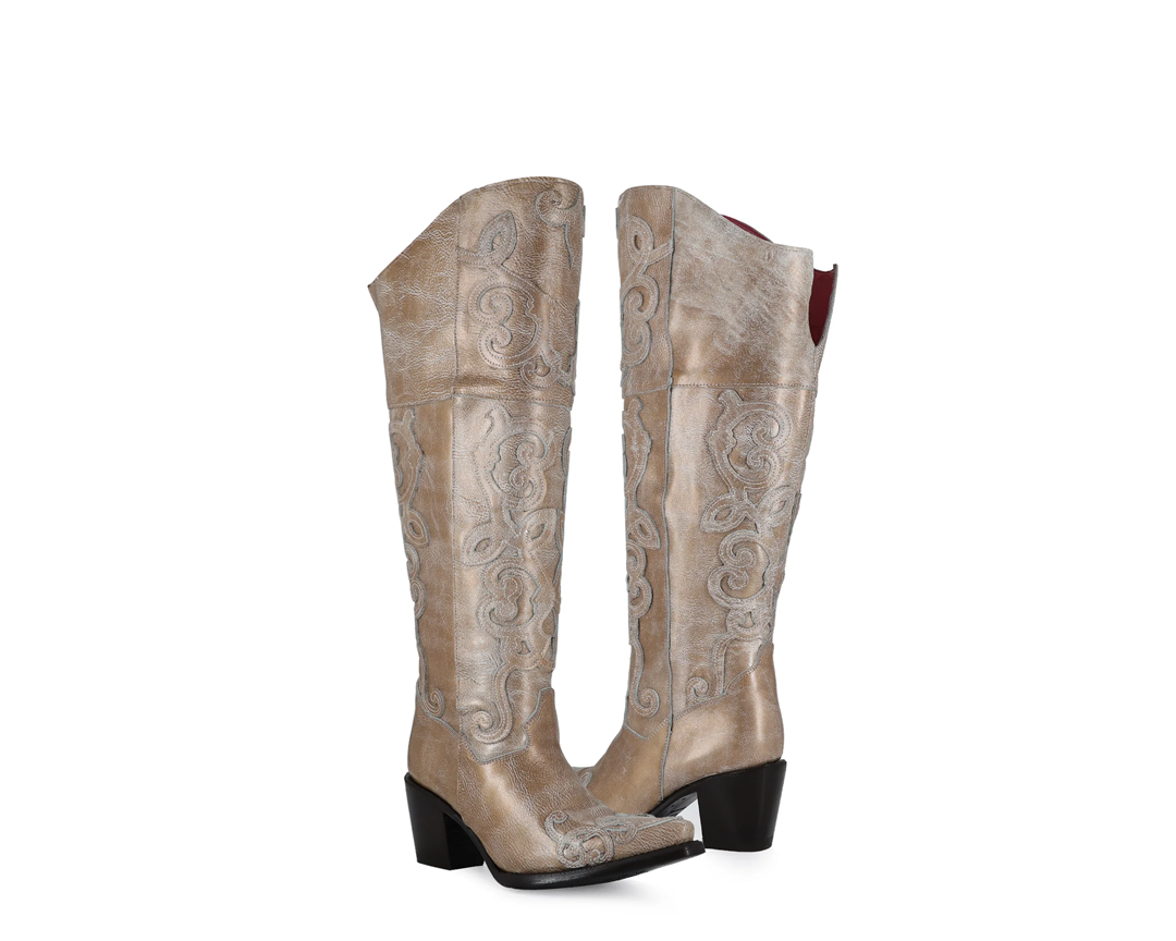 BOTA VAQUERA MARBELLA DORADO
