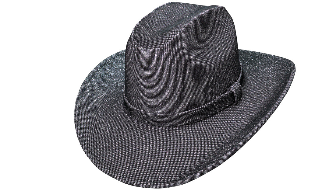SOMBRERO BOLONA GLITTER GRIS