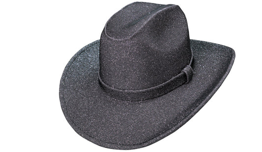 SOMBRERO BOLONA GLITTER GRIS