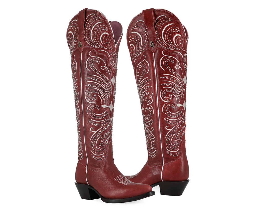 BOTA VAQUERA ALASKA ROJO
