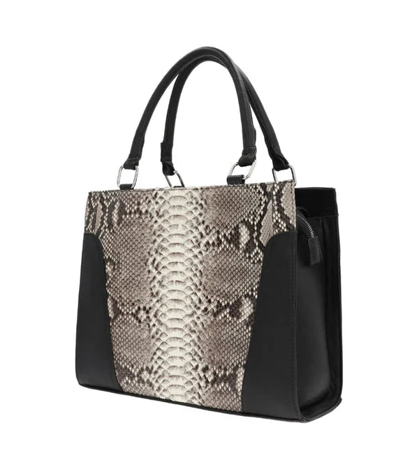 Bolso Amazonas Dama Pitón Genuino Natural