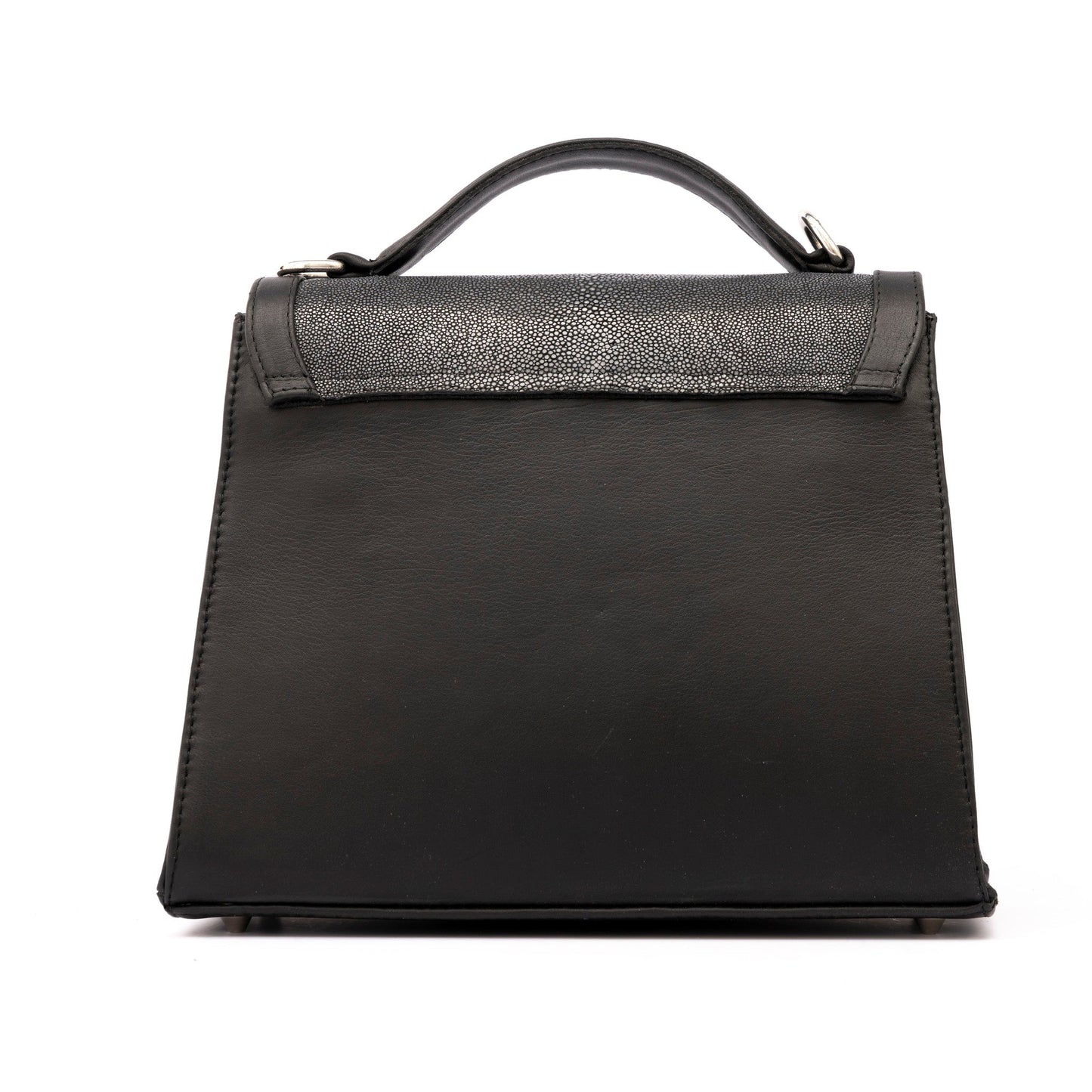 Bolso Mod Brasil con Correa tapa Mnatarraya pulida gris