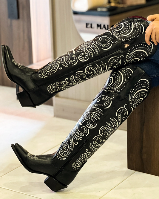 BOTA VAQUERA ALASKA NEGRA
