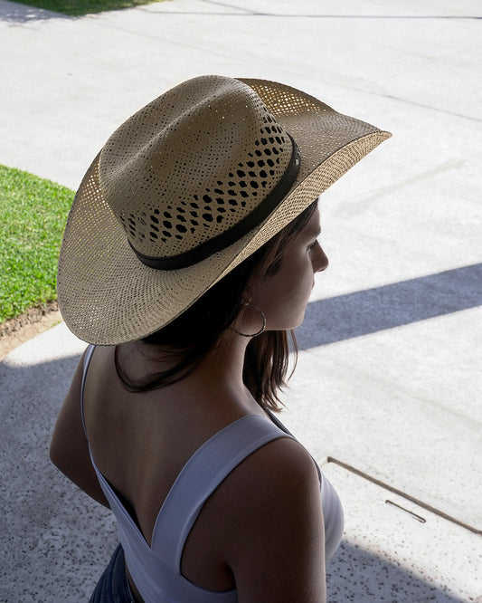 SOMBRERO COWGIRL BOLONA TEJIDO