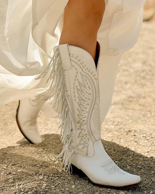 BOTA VAQUERA DIVA BLANCA