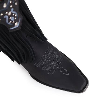 BOTA VAQUERA FORAJIDA NEGRO