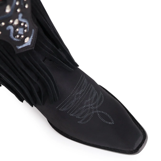 BOTA VAQUERA FORAJIDA NEGRO