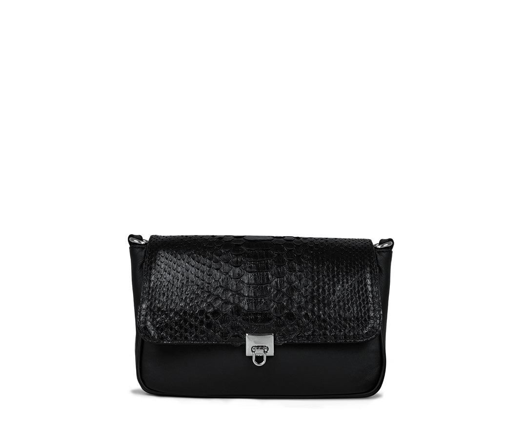 CROSSBODY - PITON NEGRO