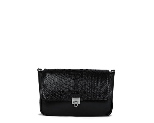 CROSSBODY - PITON NEGRO