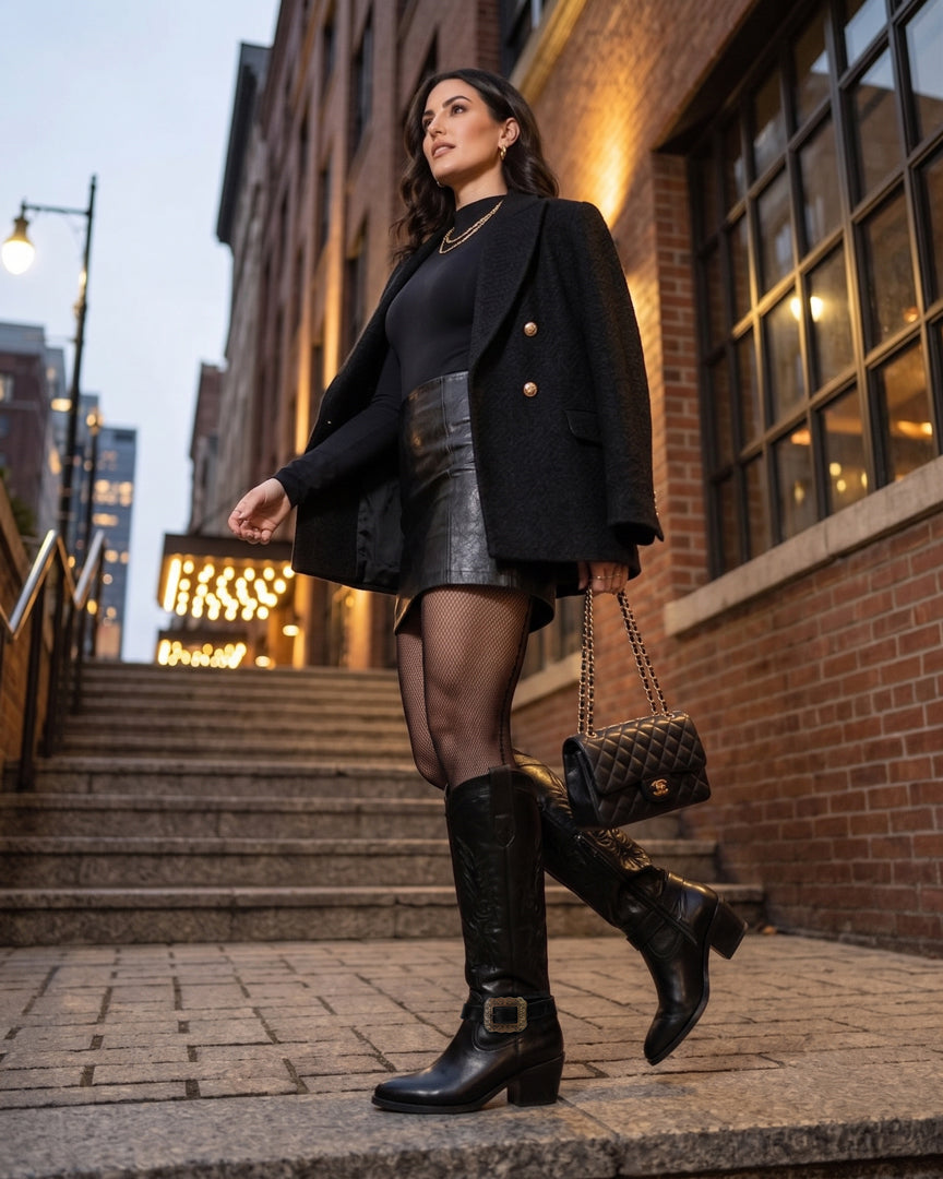 BOTA DALLAS 318 NEGRO